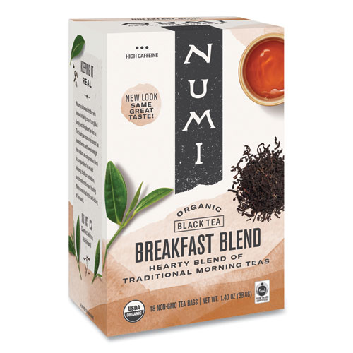 Picture of Organic Teas and Teasans, 1.4 oz, Breakfast Blend, 18/Box