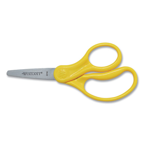 Picture of For Kids Scissors, Pointed Tip, 5" Long, 1.75" Cut Length, Randomly Assorted Straight Handles