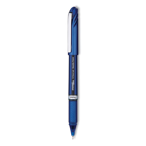 Energel+Nv+Gel+Pen%2C+Stick%2C+Fine+0.5+Mm+Needle+Tip%2C+Blue+Ink%2C+Blue+Barrel%2C+Dozen