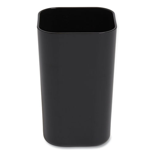 Picture of Plastic Pencil Cup, 2.61 x 2.61 x 4.3, Black