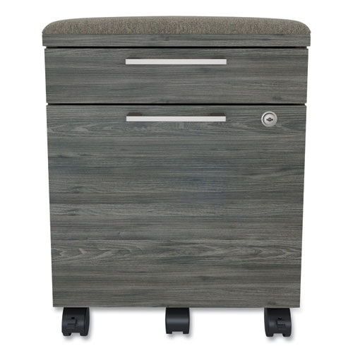 Picture of Prestige Mobile Pedestal File, Left or Right, 2-Drawers: Box/File, Legal/Letter, Gray, 15.6" x 21" x 20.7"