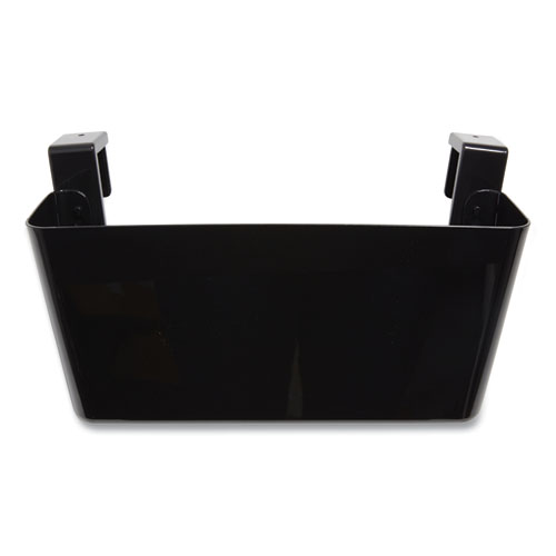 Picture of Unbreakable Plastic Wall File, Letter Size, 13" x 3.69" x 7.17", Black