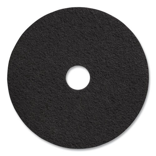 Picture of Stripping Floor Pads, 20" Diameter, Black, 5/Carton