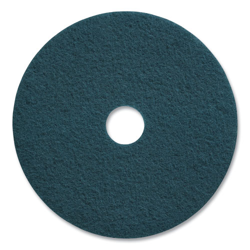 Picture of Cleaning Floor Pads, 20" Diameter, Blue, 5/Carton