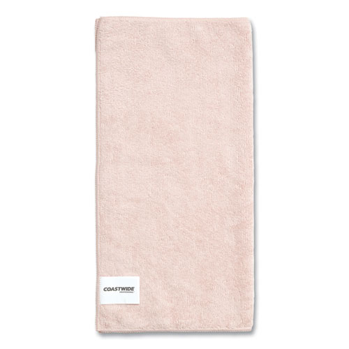 Picture of Microfiber Wipers, 15.75 x 15.75, Pink, 12/Pack