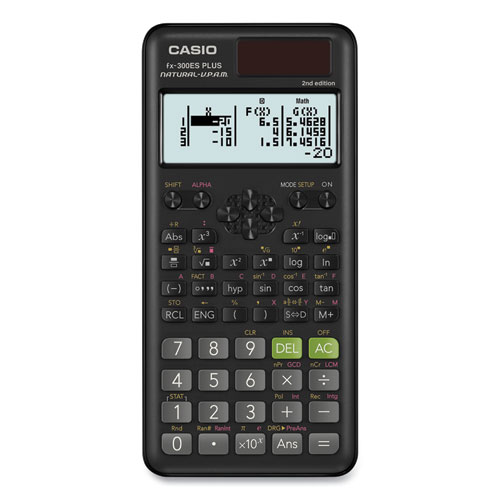 Fx-300es+Plus+2nd+Edition+Scientific+Calculator%2C+16-Digit+Lcd%2C+Black