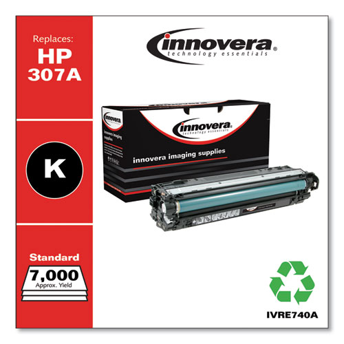 Picture of Remanufactured Black Toner, Replacement for 307A (CE740A), 7,000 Page-Yield