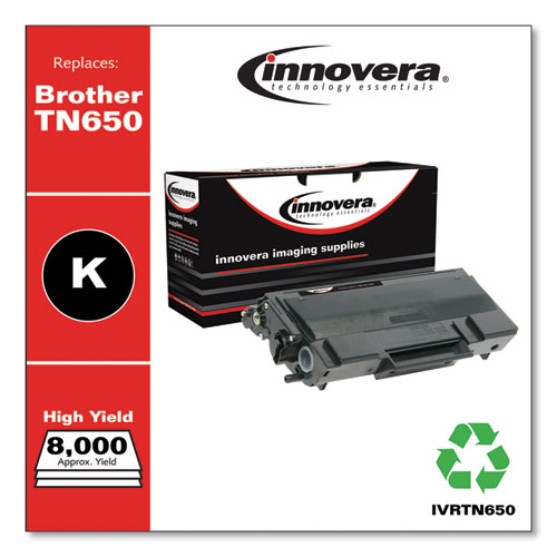 Picture of Remanufactured Black High-Yield Toner, Replacement for TN650, 8,000 Page-Yield