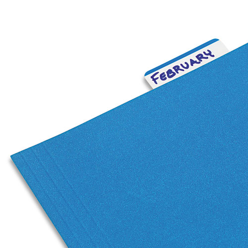 Picture of Lined Tabs, 1/5-Cut, Blue, 2" Wide, 50/Pack