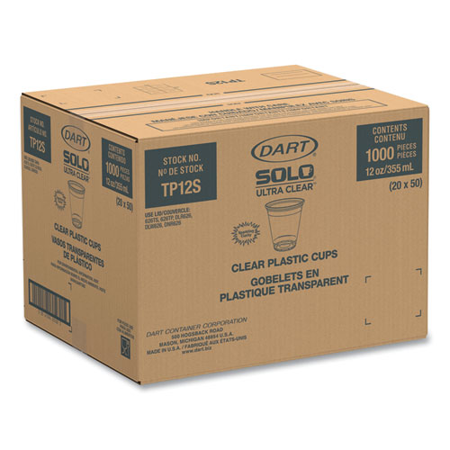 Picture of Ultra Clear Cups, 12 oz, 50/Bag, 20 Bags/Carton