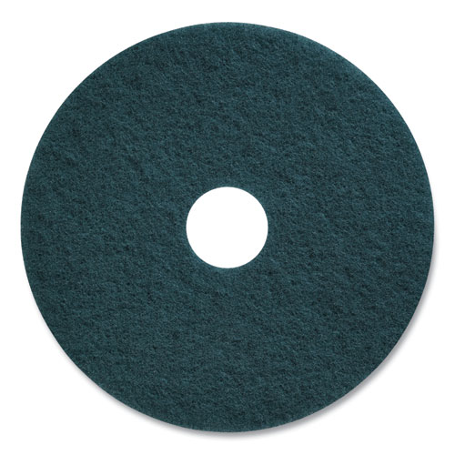 Picture of Cleaning Floor Pads, 17" Diameter, Blue, 5/Carton
