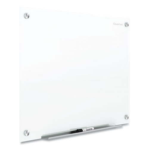 Picture of Brilliance Glass Dry-Erase Boards, 48" x 48", White Surface