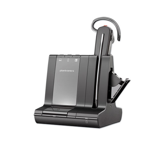 Picture of Savi S8245-M Office Series Monaural Convertible Headset, Microsoft Version, Black