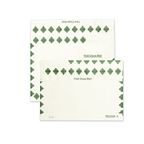 Picture of Heavyweight 18 lb Tyvek Open End Expansion Mailers, First Class, #15, Square Flap, Redi-Strip Closure, 10 x 15, White, 100/CT