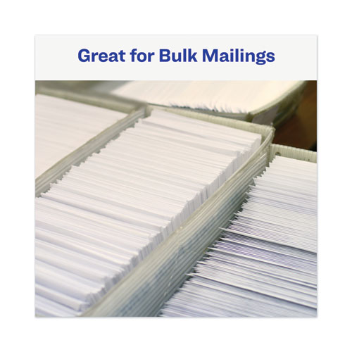 Picture of Copier Mailing Labels, Copiers, 1.38 x 2.81, White, 24/Sheet, 100 Sheets/Box