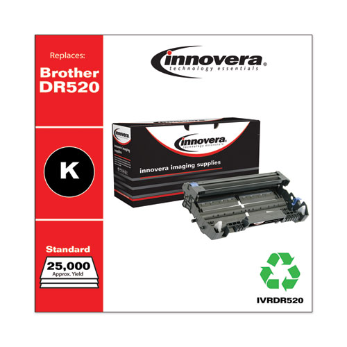 Picture of Remanufactured Black Drum Unit, Replacement for DR520, 25,000 Page-Yield