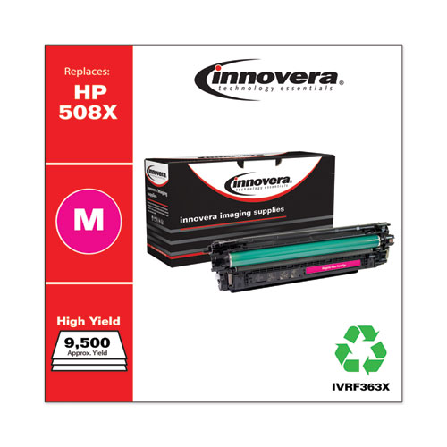 Picture of Remanufactured Magenta High-Yield Toner, Replacement for 508X (CF363X), 9,500 Page-Yield