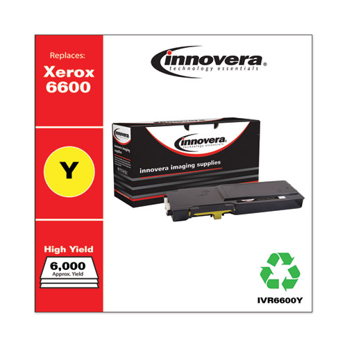 Picture of Remanufactured Yellow High-Yield Toner, Replacement for 106R02227, 6,000 Page-Yield