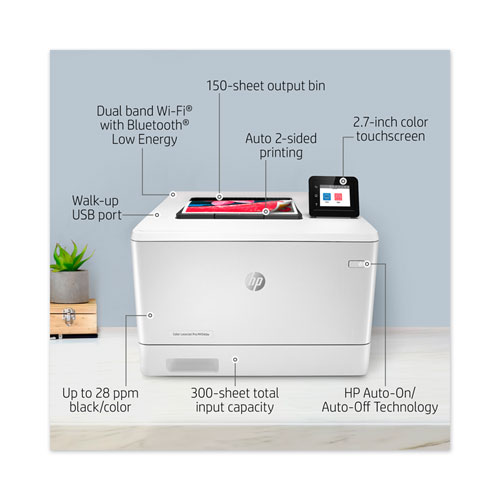 Picture of Color LaserJet Pro M454dw Laser Printer