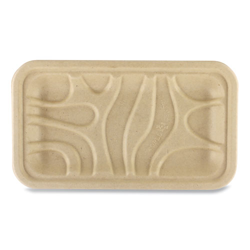 Picture of Fiber Trays, 1-Compartment, 8.3 x 4.9 x 0.7, Natural, Paper, 500/Carton