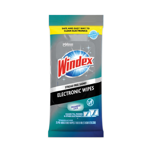 Picture of Electronics Cleaner, 1-Ply, 7 x 10, Neutral Scent, White, 25/Pack, 12 Packs/Carton