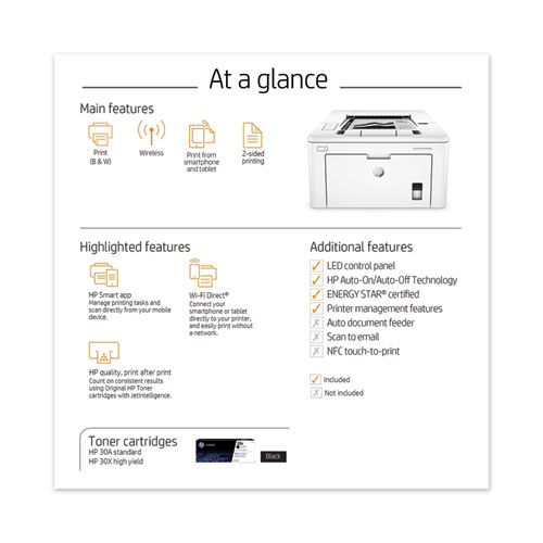 Picture of LaserJet Pro M203dw Wireless Laser Printer