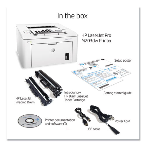 Picture of LaserJet Pro M203dw Wireless Laser Printer