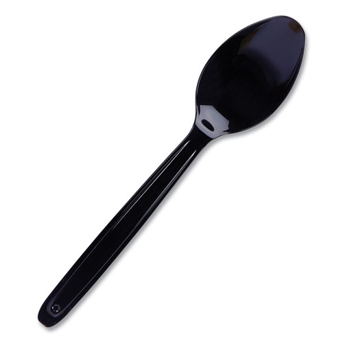 Picture of Cutlery for Cutlerease Dispensing System, Spoon 6", Black, 960/Box