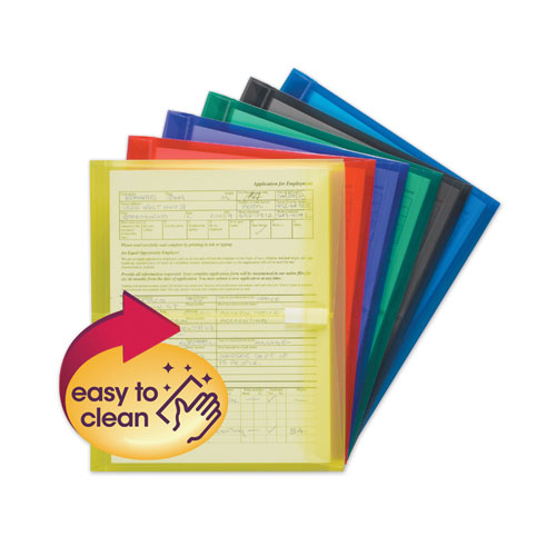 Poly+Side-Load+Envelopes%2C+Fold-Over+Closure%2C+9.75+x+11.63%2C+Assorted+Colors%2C+6%2FPack