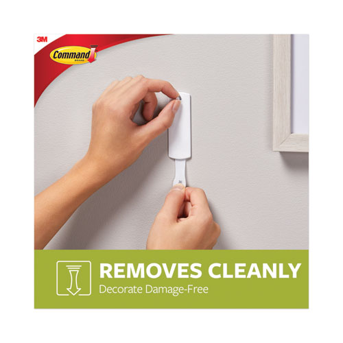 Picture of Sawtooth Picture Hanger Value Pack, Large, Plastic, White, 5 lb Capacity, 3 Hooks and 6 Strips/Pack