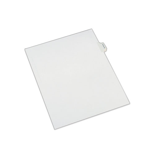 Allstate-Style Legal Side Tab Dividers, Exhibit M, Letter, White, 25/pack
