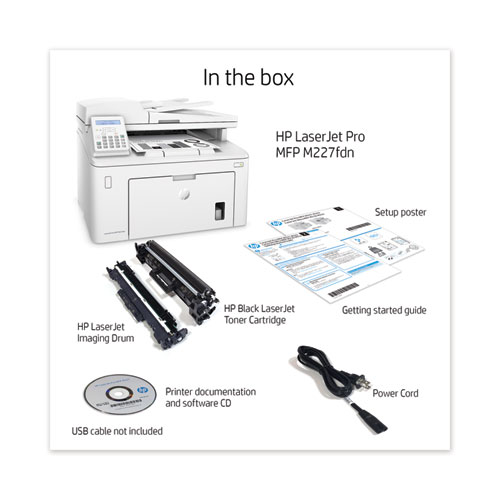 Picture of LaserJet Pro MFP M227fdn Multifunction Printer, Copy/Fax/Print/Scan
