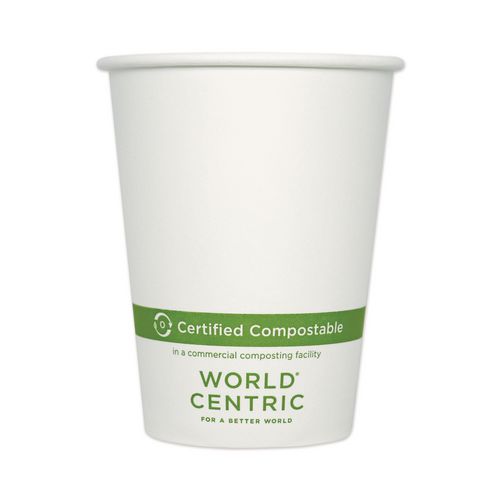 Picture of Paper Hot Cups, 12 oz, White, 1,000/Carton