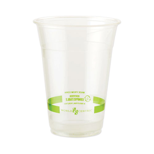 Picture of PLA Clear Cold Cups, 20 oz, Clear, 1,000/Carton