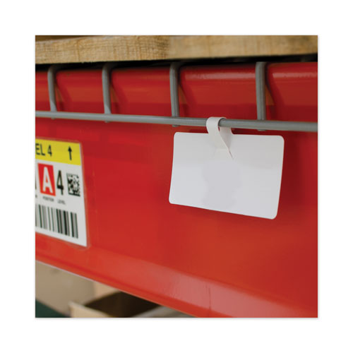 Picture of Wire Rack Shelf Tag, Side Load, 3.5 x 1.5, White, 10/Pack