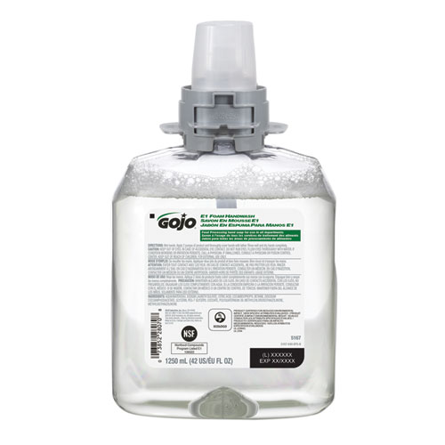 Picture of E1 Foam Handwash, Fragrance-Free, 1,250 mL, 4/Carton