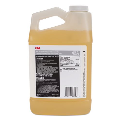 Picture of MBS Disinfectant Cleaner Concentrate, 0.5 gal Bottle, Unscented, 4/Carton
