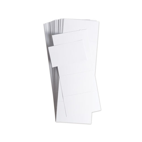 Picture of Data Card Replacement, 3 x 1.75, White, 500/Pack