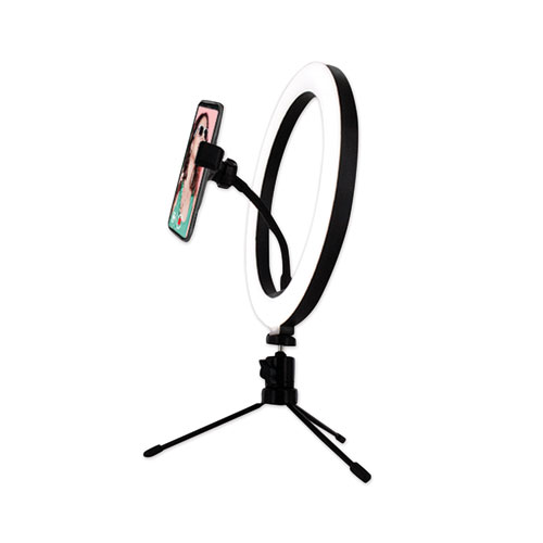 Picture of Social Media Kits, Ring Light and Stand, Black