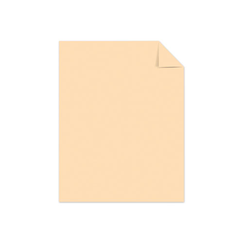 Picture of Color Cardstock, 65 lb Cover Weight, 8.5 x 11, Punchy Peach, 250/Pack