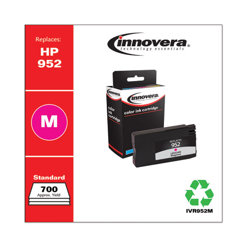 Picture of Remanufactured Magenta Ink, Replacement for 952 (L0S52AN), 700 Page-Yield