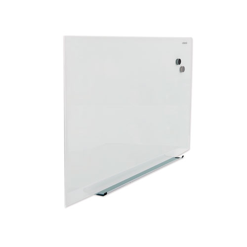 Picture of Frameless Magnetic Glass Marker Board, 48 x 36, White Surface