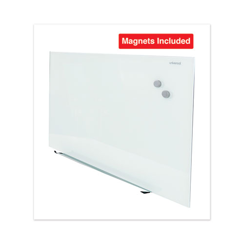 Picture of Frameless Magnetic Glass Marker Board, 48 x 36, White Surface
