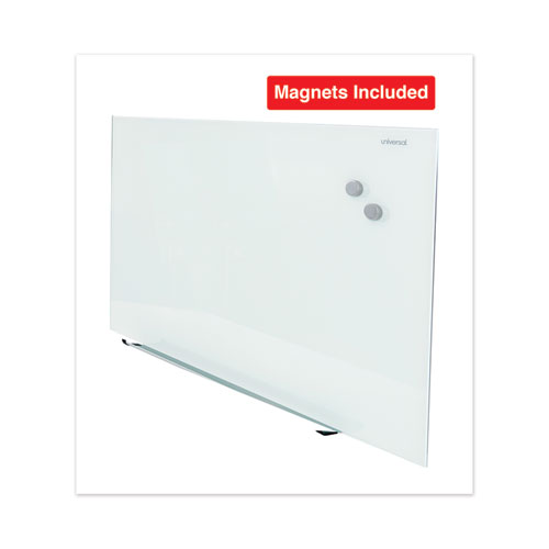 Picture of Frameless Magnetic Glass Marker Board, 48" x 36", White Surface