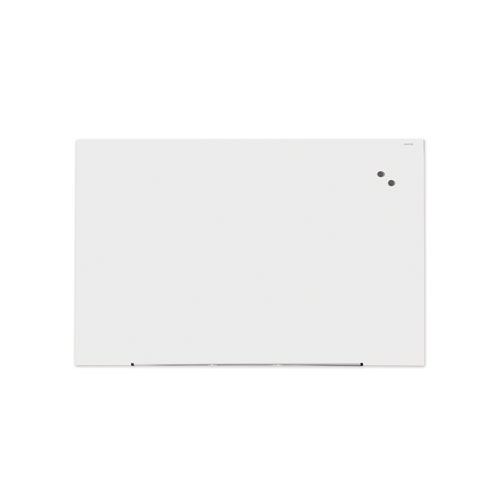 Picture of Frameless Magnetic Glass Marker Board, 72 x 48, White Surface