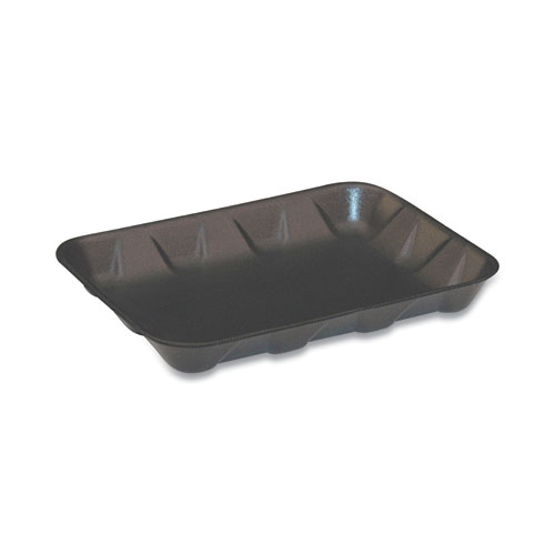 Picture of Supermarket Tray, #4D, 9.58 x 7.08 x 1.25,  Black, Foam, 400/Carton