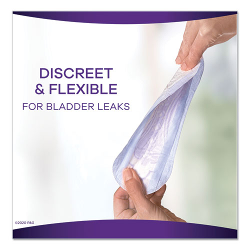 Picture of Discreet Incontinence Liners, Very Light Absorbency, Long, 44/Pack, 3 Packs/Carton