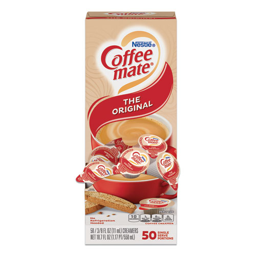Liquid+Coffee+Creamer%2C+Original%2C+0.38+Oz+Mini+Cups%2C+50%2Fbox