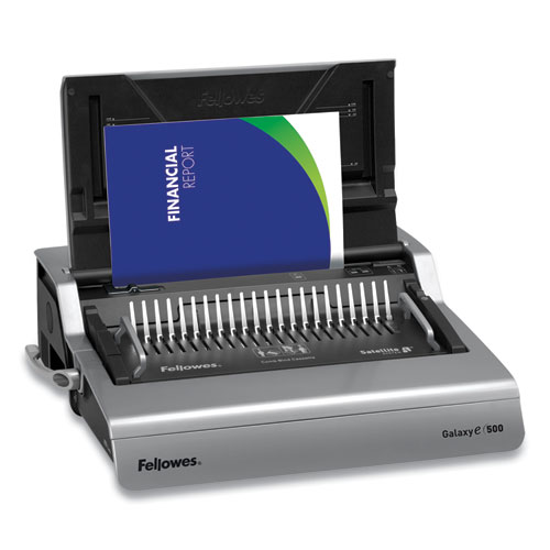 Picture of Galaxy 500 Electric Comb Binding System, 500 Sheets, 19.63 x 17.75 x 6.5, Gray