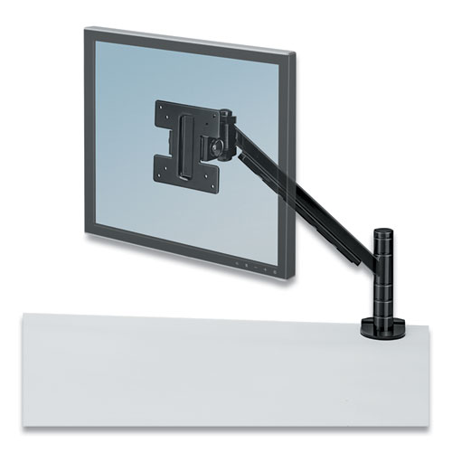 Picture of Designer Suites Flat Panel Monitor Arm, 180 Degree Rotation, 45 Degree Tilt, 360 Degree Pan, Black, Supports 20 lb